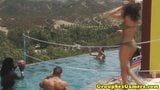 Tatiana Kush al aire libre en grupo amateur follada snapshot 6