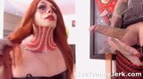 Pennywise duo tranny rukken en zuigen voor halloween special snapshot 15