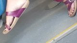 Nice short haired brunete feet snapshot 4