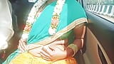 Telugu грязные разговоры, секс в машине, Telugu Saree романтический секс с незнакомцем, часть 1 snapshot 5