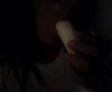 Latina Sucking on Banana snapshot 2