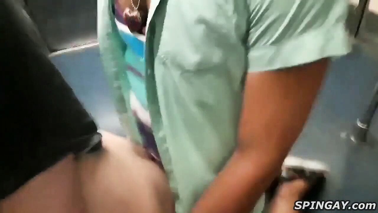 Good Boy Geting Used on the Subway