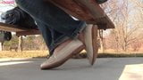 Neues volles Video des neuen Modells 7 des weißen Loafers, Schuhspiel snapshot 11