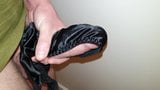 Work m8 fucks my gfs satin thong gusset before she wears it snapshot 4