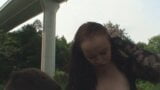Take a young whore to fuck under a bridge in a public park snapshot 4