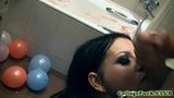 Real coed banged and facialed at party snapshot 3