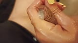 Yellow nails handjob! When I saw her nails I had to have one! Huge cumshot! snapshot 16