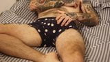 Blonde and hairy tattooed Hunk snapshot 2