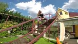 Versaute Mami pisst auf Treppen und masturbiert im Garten snapshot 3