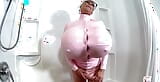 Futa Huge Cum Shower on Me! Spraying Load in My Mouth, Cum in Eye and Cum on Walls! snapshot 4