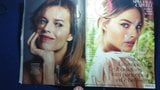 EVA HERZIGOVA, MARGOT ROBBIE DOUBLE CUMTRIBUTE OVER MAGAZINE snapshot 4