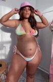 Горячее беременное бикини тело Demi Diamandis snapshot 5