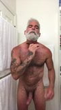 Hairy Bearded Daddy Grooming With a Boner 2 snapshot 2