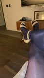 New high heels and navy pantyhose snapshot 2