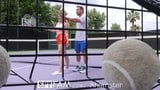 SPYFAM Step Bro Gives Step Sis Tennis Lessons & Big Dick snapshot 9