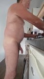 Naked in the kitchen snapshot 3