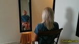 The Erotic Blonde in the Mirror with Ms Paris Rose snapshot 2