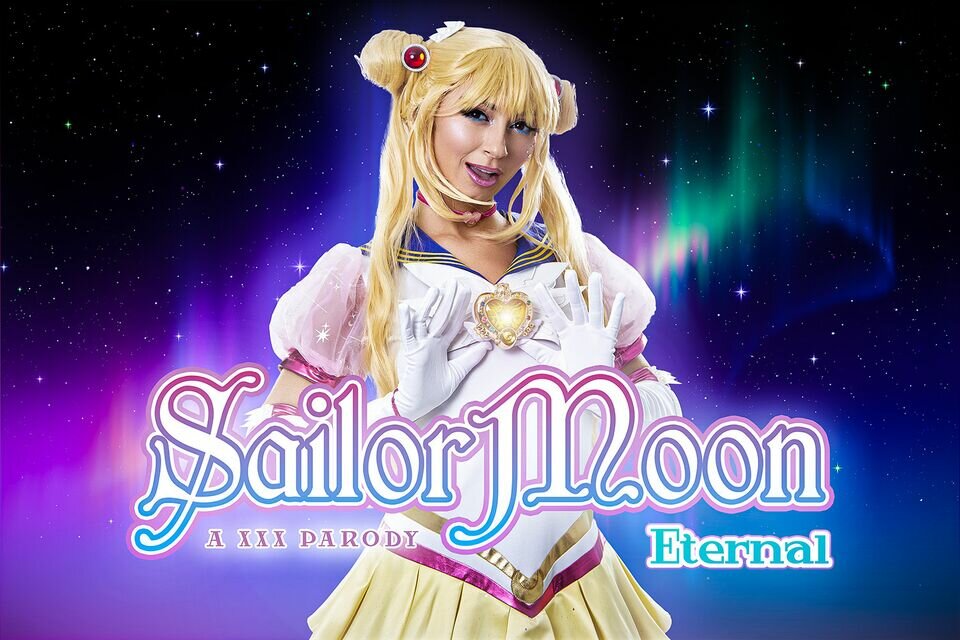 Vrcosplayx petite Chloe Temple in Sailor Moon Eternal heeft helende kut vr porno