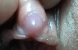 Rijpe grote clitoris close-up snapshot 2