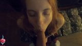 Romantic blowjob by cute girl snapshot 2