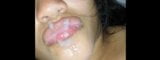 Bibir dikeringkan air mani snapshot 3