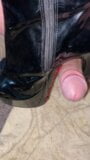 using a pleaser boot to make my cock hard snapshot 15