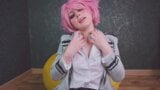 Nữ sinh nghịch ngợm mina ashido adores wedgie, đánh đòn và dildo cưỡi sau lớp học - spooky boogie snapshot 6