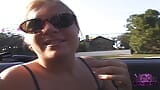 Tish Rides Around Tits Out In My Convertible snapshot 1