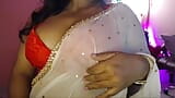 Hot Bhabhi gets excited and attracts men by sucking her nipples. snapshot 6