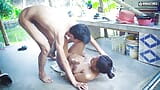 Desi Indian Sauteli bahan ko outdoor me chod dala maja lekar ( Hindi Audio ) snapshot 13