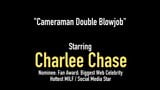 Dick Loving Duo Charlee Chase & Brooke Tyler Mouth Fuck Cock snapshot 1