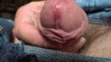 my flaccid wet cockhead and peehole close up snapshot 1