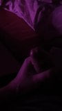 Cumming in purple light snapshot 5