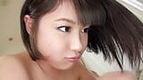 JAPANESE HOTTIE MASTURBATES WITH HUEG DILDO CREAMPIE snapshot 17