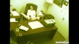 Secretaria masturbándose el coño en la oficina snapshot 14