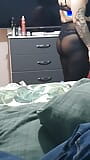 Step mom with great ass walks into step son room in pantyhose snapshot 2