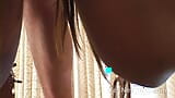 19 ans aux gros seins noirs naturels en 34dd dans une vidéo noire amateur snapshot 18