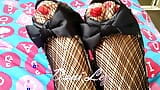 022V Collants résille et talons hauts snapshot 1