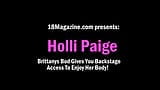 Geheel natuurlijke tiener Holli Paige trekt haar kleren voor je uit! snapshot 1
