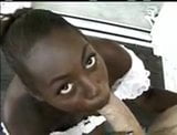 Sexy Ebony Fucks White Cock BWC snapshot 1