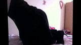 tranny is sheer tights and heels snapshot 8