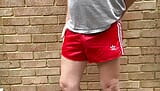 Das letzte mal werden diese Vintage Glanz adidas nylon-shorts so aussehen snapshot 4