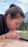 Sideview outdoor blowjob snapshot 7