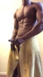 Black muscle show monster after shower snapshot 1