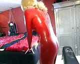 pumpkin head in latex suit gets fucked hard snapshot 5