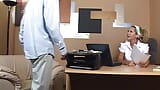 Hot blonde secretary gets fucked hard by her boss snapshot 2