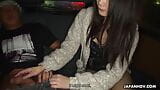 Japanese sexy girl Ako Nishino hitchhikes a car and cock sucking a stranger uncensored. snapshot 15