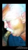 Moustach grandpa sucking black dick snapshot 4