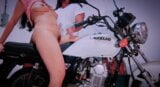 MORE WHAT A SLUT, MY NEW STEPMOM PROVOKS ME AND DOESN'T LET ME GO ON MY MOTORCYCLE snapshot 5