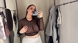 TRY ON HAUL BEFORE SCHOOL (YES..MY BOOBS ARE REAL!) snapshot 9